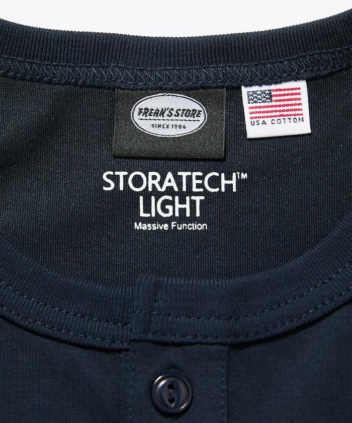 STORATECH 輕量 亨利領 抗菌防臭制菌 UV防曬 接觸冷感 吸水速幹 T恤
