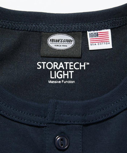 STORATECH 輕量 亨利領 抗菌防臭制菌 UV防曬 接觸冷感 吸水速幹 T恤