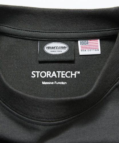 STORATECH/ストラテック 輕量 寬鬆拉格蘭 抗菌防臭制菌 UV防曬 接觸冷感 吸水速幹 T恤