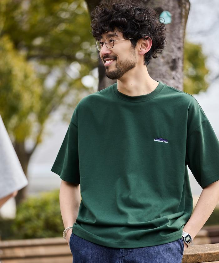 THOUSAND MILE×FREAK'S STORE 聯名 圓領 單點刺繡 抗菌防臭 吸水速幹 T恤