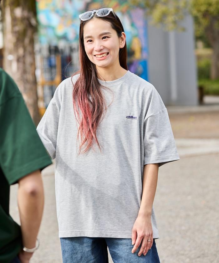 THOUSAND MILE×FREAK'S STORE 抗菌防臭 吸水速幹 背部波浪字母印花 功能T恤
