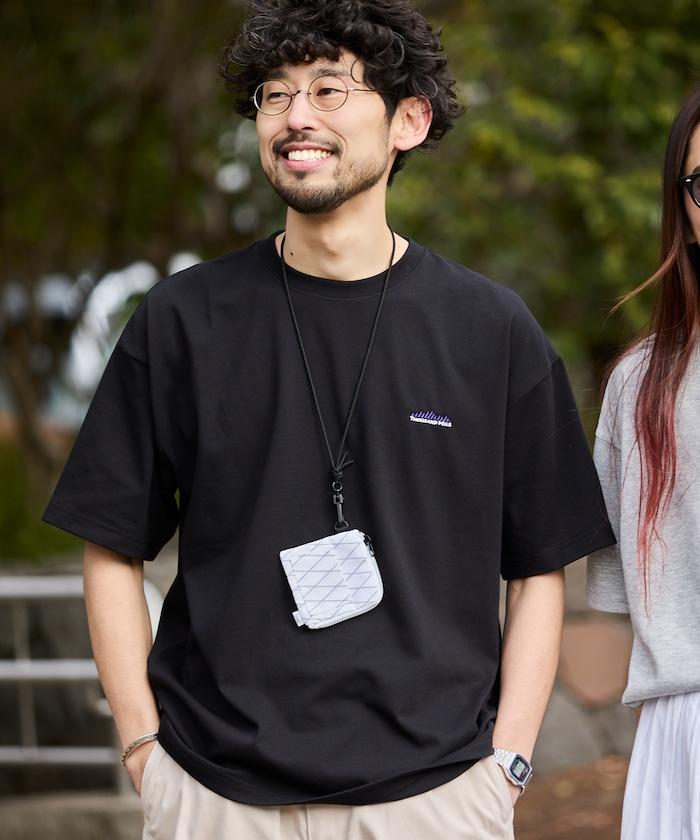 THOUSAND MILE×FREAK'S STORE 抗菌防臭 吸水速幹 背部波浪字母印花 功能T恤