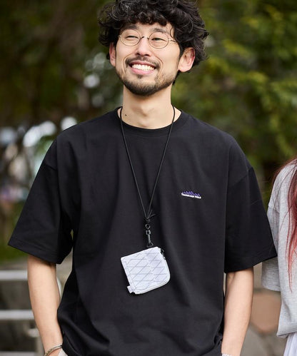 THOUSAND MILE×FREAK'S STORE 抗菌防臭 吸水速幹 背部波浪字母印花 功能T恤