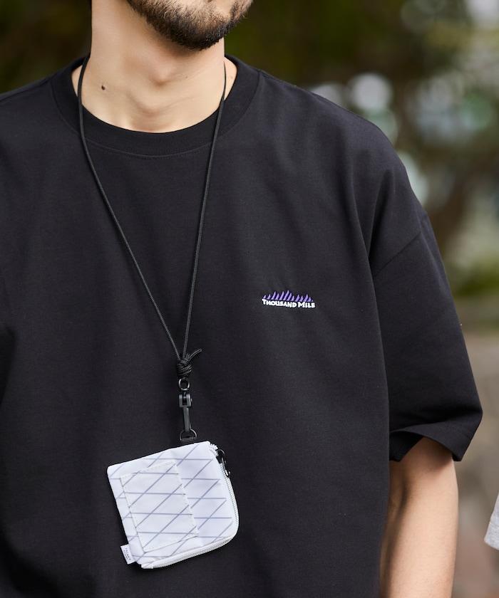 THOUSAND MILE×FREAK'S STORE 抗菌防臭 吸水速幹 背部波浪字母印花 功能T恤