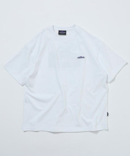 THOUSAND MILE×FREAK'S STORE 抗菌防臭 吸水速幹 背部波浪字母印花 功能T恤
