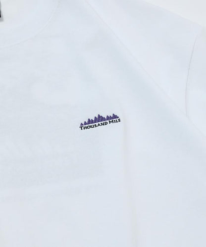 THOUSAND MILE×FREAK'S STORE 抗菌防臭 吸水速幹 背部波浪字母印花 功能T恤