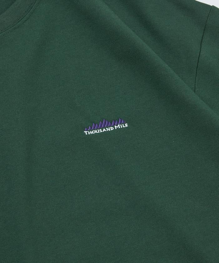 THOUSAND MILE×FREAK'S STORE 抗菌防臭 吸水速幹 背部波浪字母印花 功能T恤