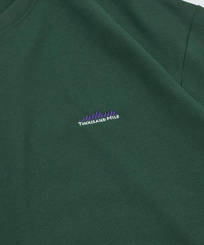 THOUSAND MILE×FREAK'S STORE 抗菌防臭 吸水速幹 背部波浪字母印花 功能T恤