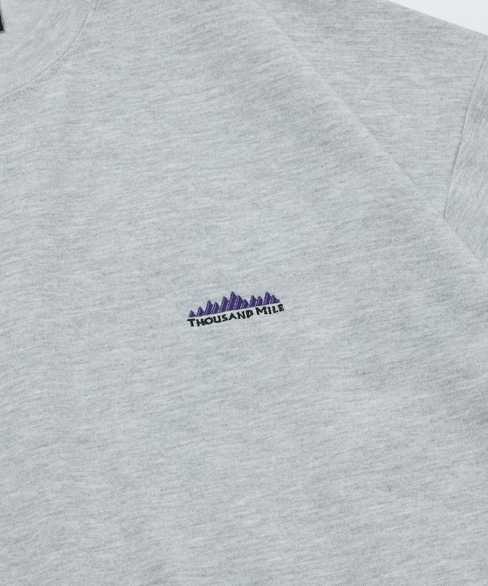 THOUSAND MILE×FREAK'S STORE 抗菌防臭 吸水速幹 背部波浪字母印花 功能T恤