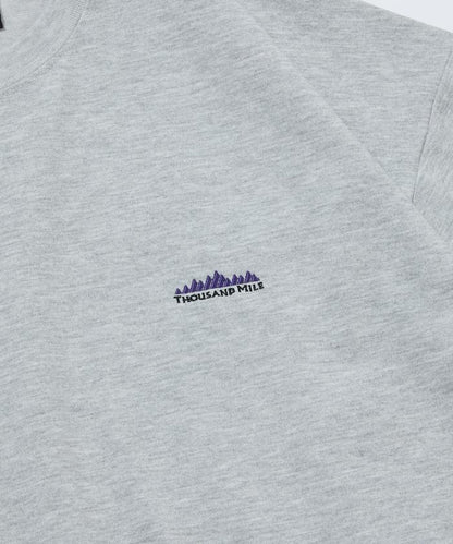 THOUSAND MILE×FREAK'S STORE 抗菌防臭 吸水速幹 背部波浪字母印花 功能T恤