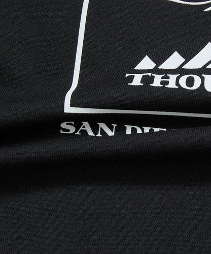 THOUSAND MILE×FREAK'S STORE 抗菌防臭 吸水速幹 背部波浪字母印花 功能T恤