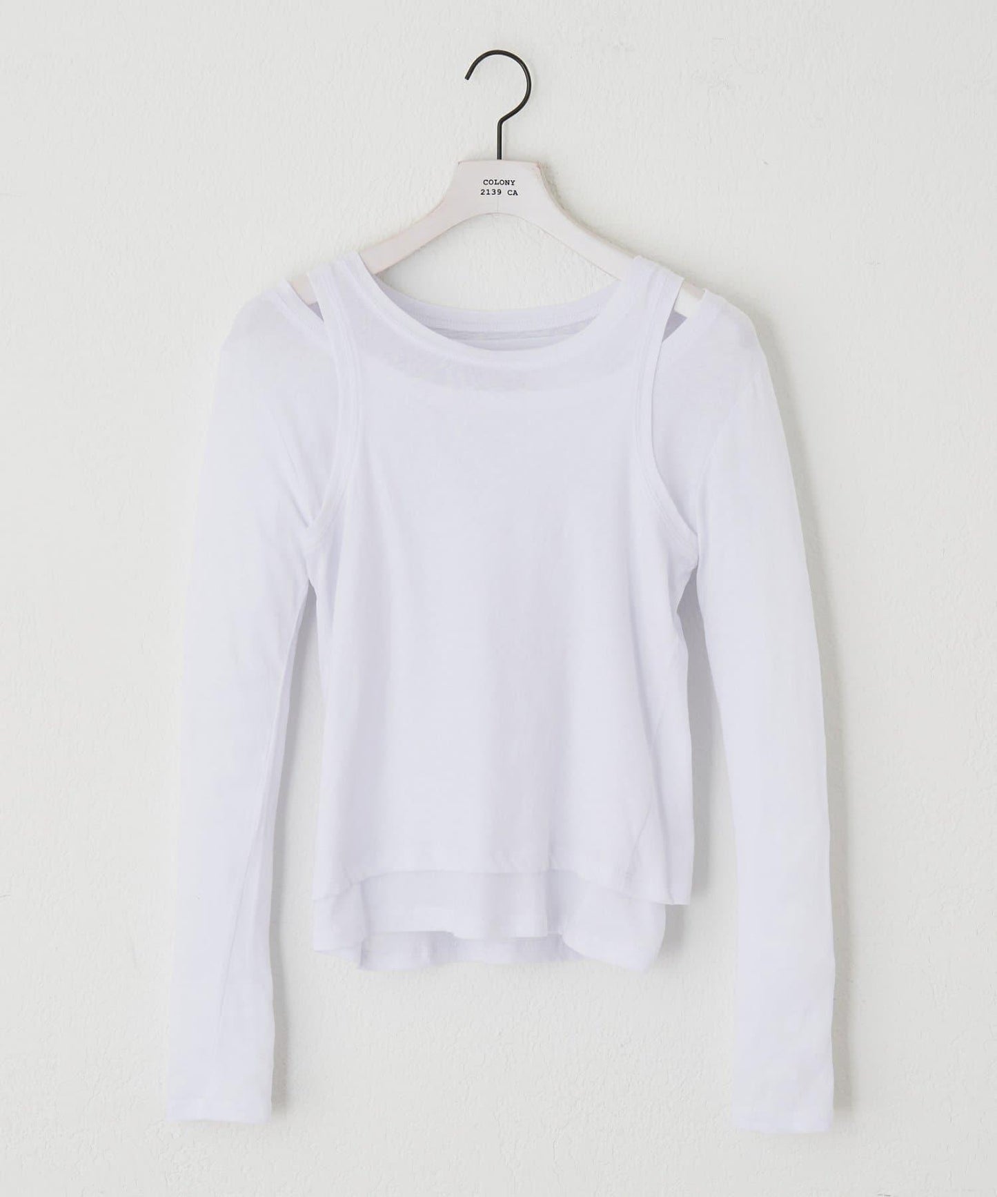 paradigm 輕薄透棉質疊穿兩件套 L/S