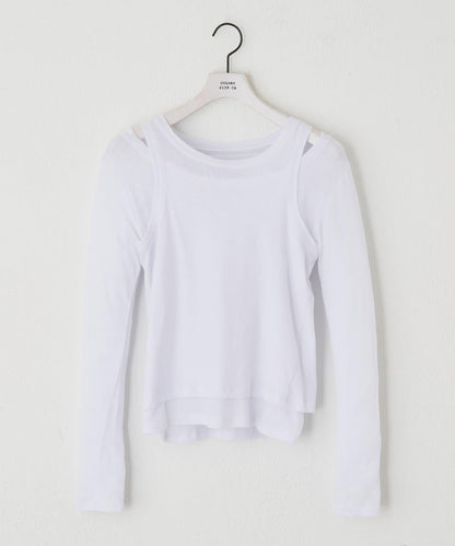 paradigm 輕薄透棉質疊穿兩件套 L/S