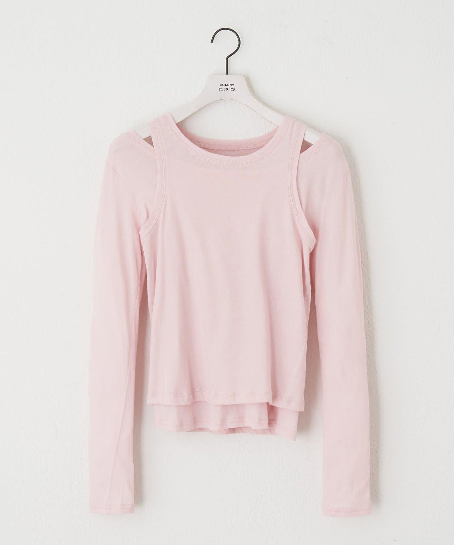 paradigm 輕薄透棉質疊穿兩件套 L/S