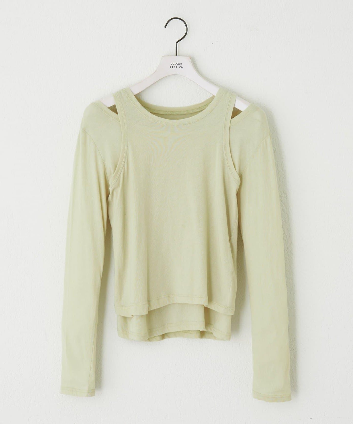 paradigm 輕薄透棉質疊穿兩件套 L/S