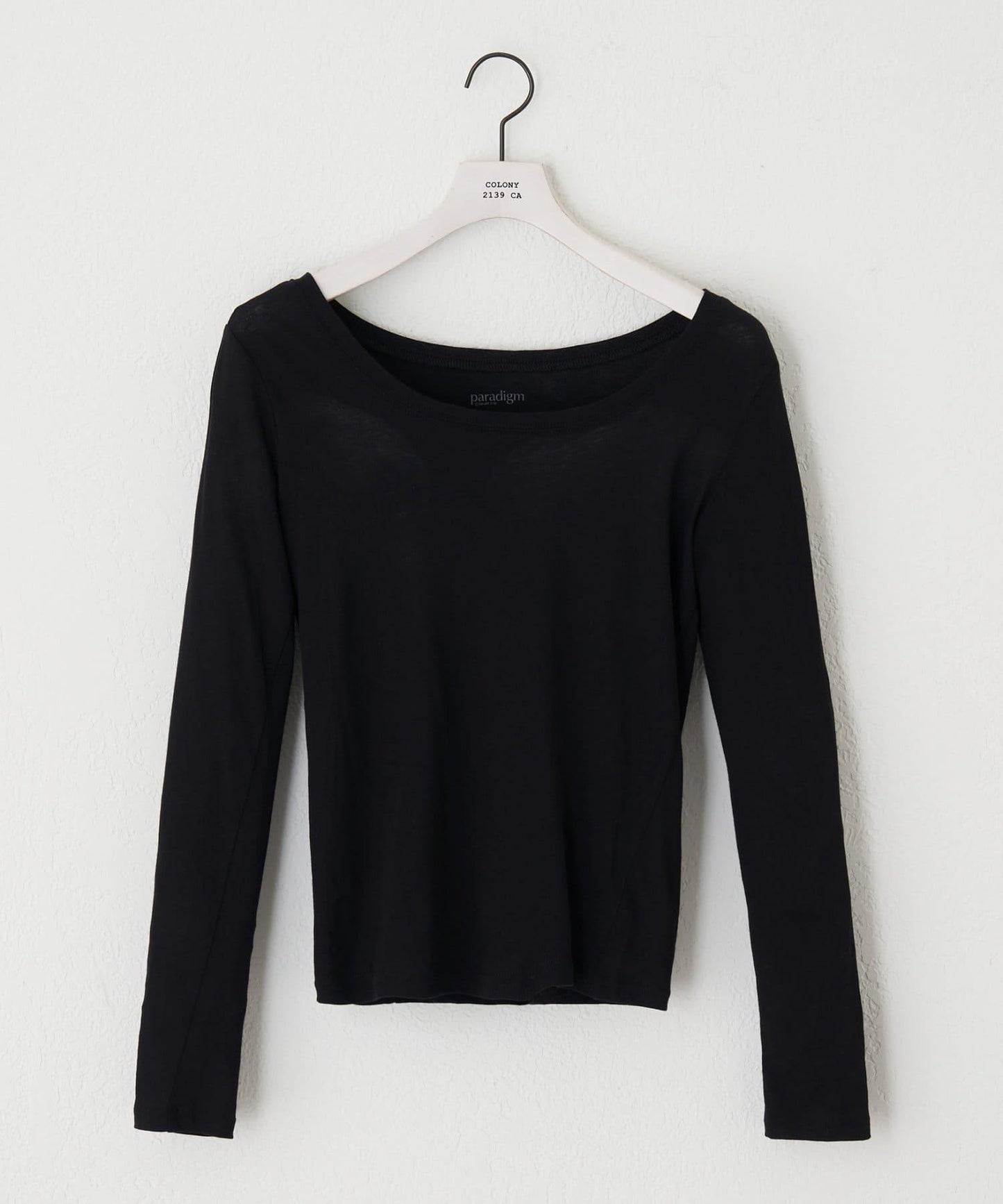 paradigm 輕薄透棉質疊穿兩件套 L/S