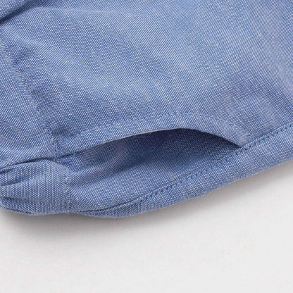 褲腳刺繡設計 休閒短褲