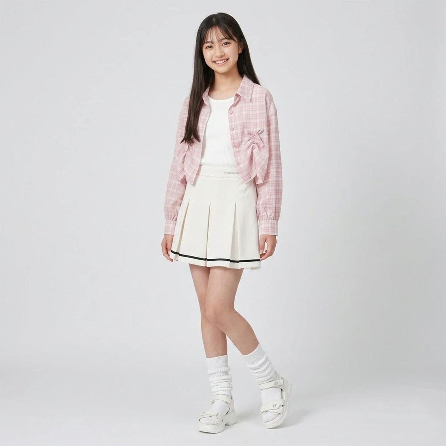 milky coast 透紗襯衫＋背心套裝