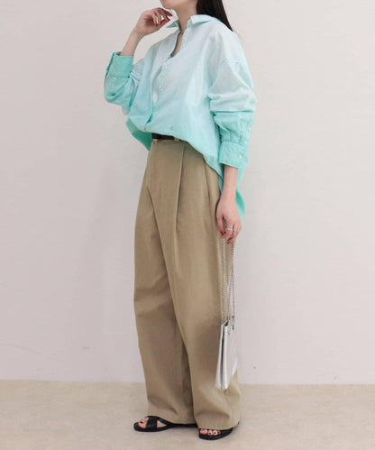 漸變亞麻襯衫