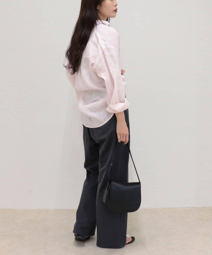 LINEN100 2WAY 裹身襯衫