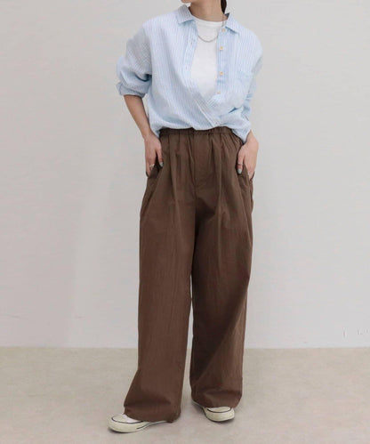 LINEN100 2WAY 裹身襯衫