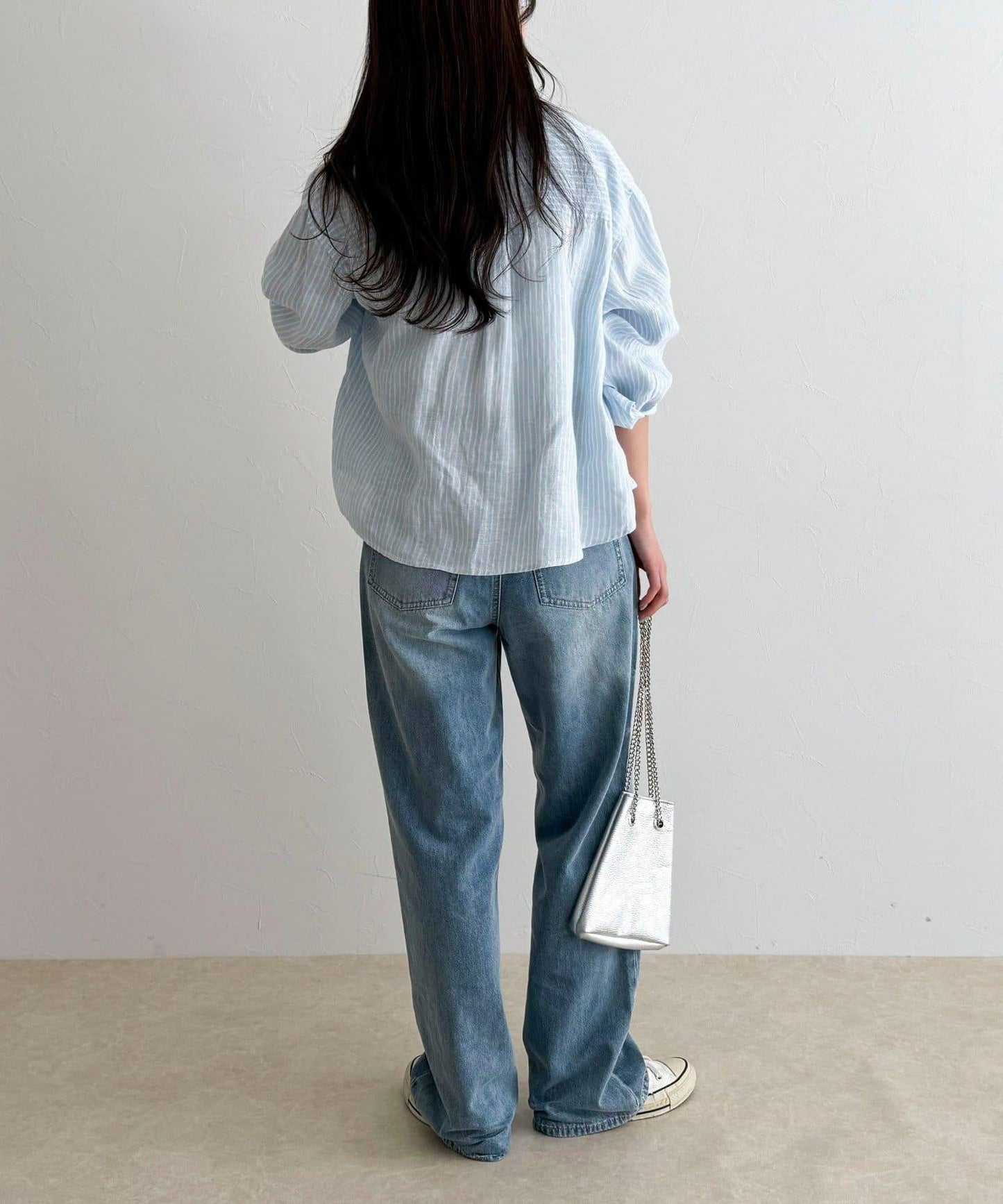 LINEN100 短款襯衫