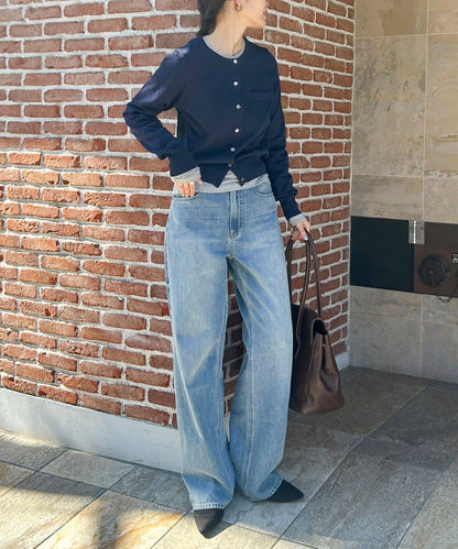 淺色直筒 BASIC STRAIGHT LIGHT DENIM 牛仔褲