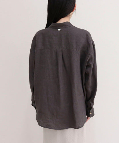 LINEN100 2WAY 裹身襯衫