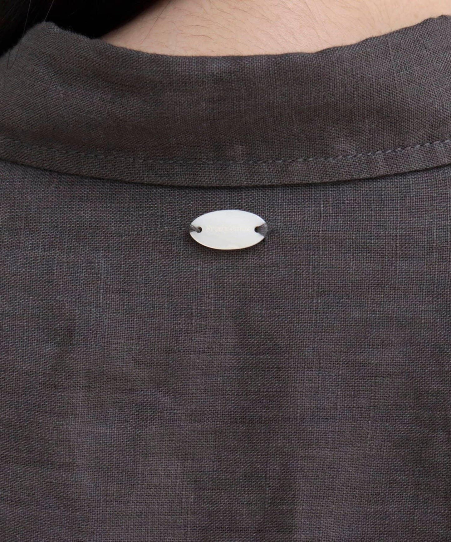 LINEN100 2WAY 裹身襯衫