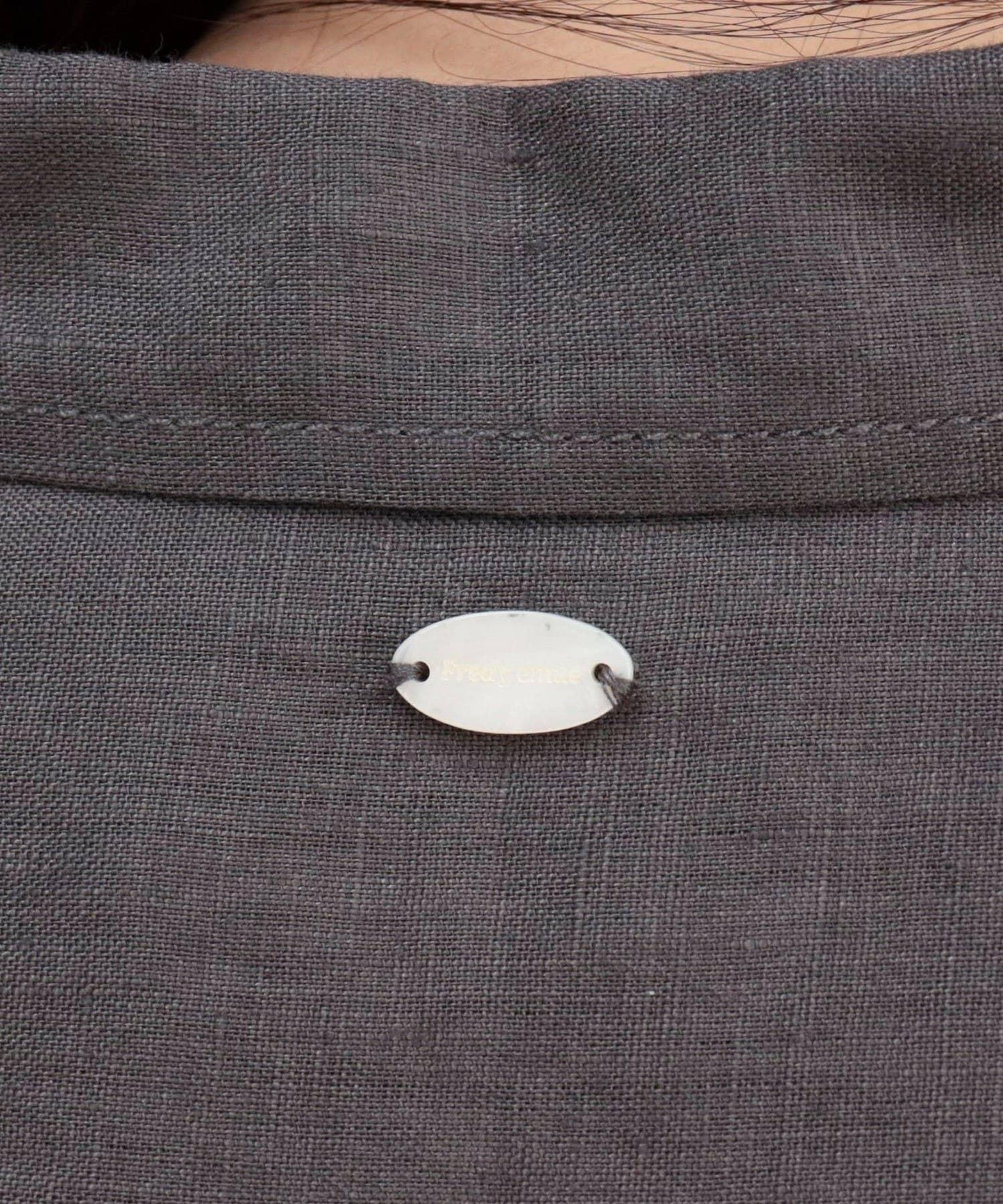 LINEN100 短款襯衫