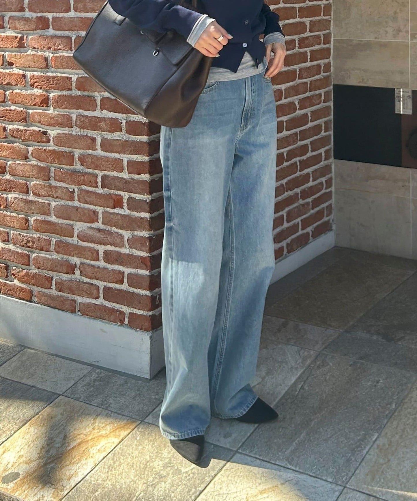 淺色直筒 BASIC STRAIGHT LIGHT DENIM 牛仔褲