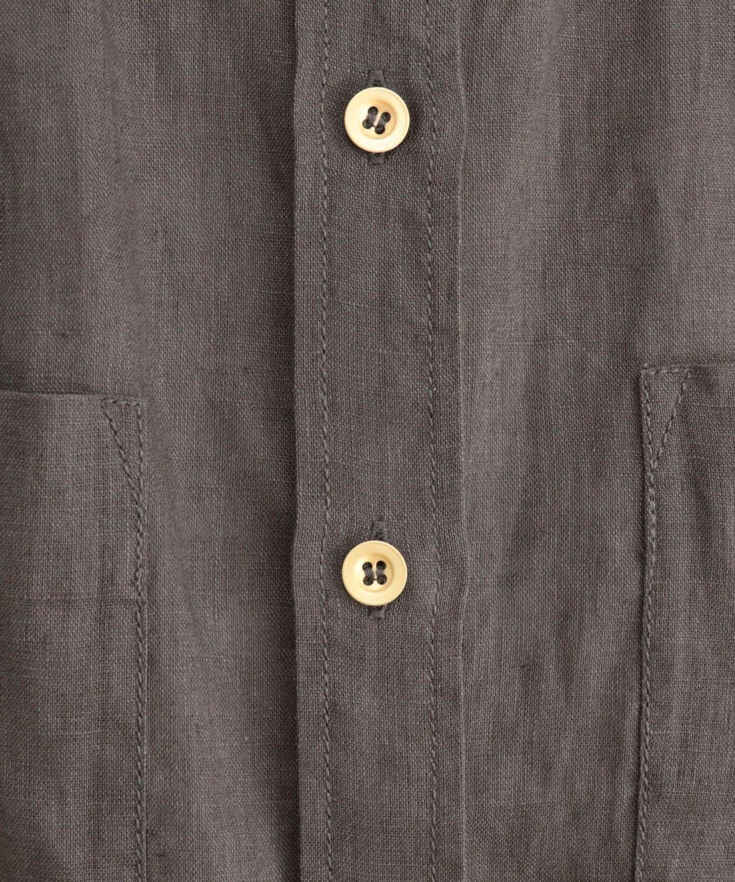 LINEN100 短款襯衫