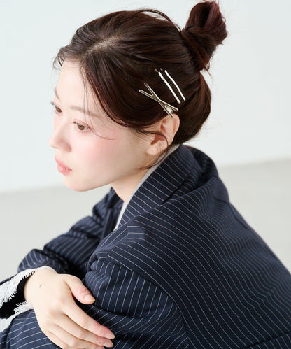 fiw./3.12（週四）12:00/提前 銀色髮夾套裝