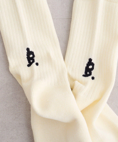 B Logo標誌襪子