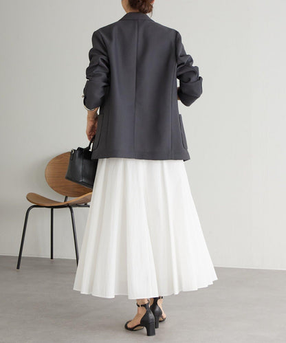 拼接蓬鬆半身裙