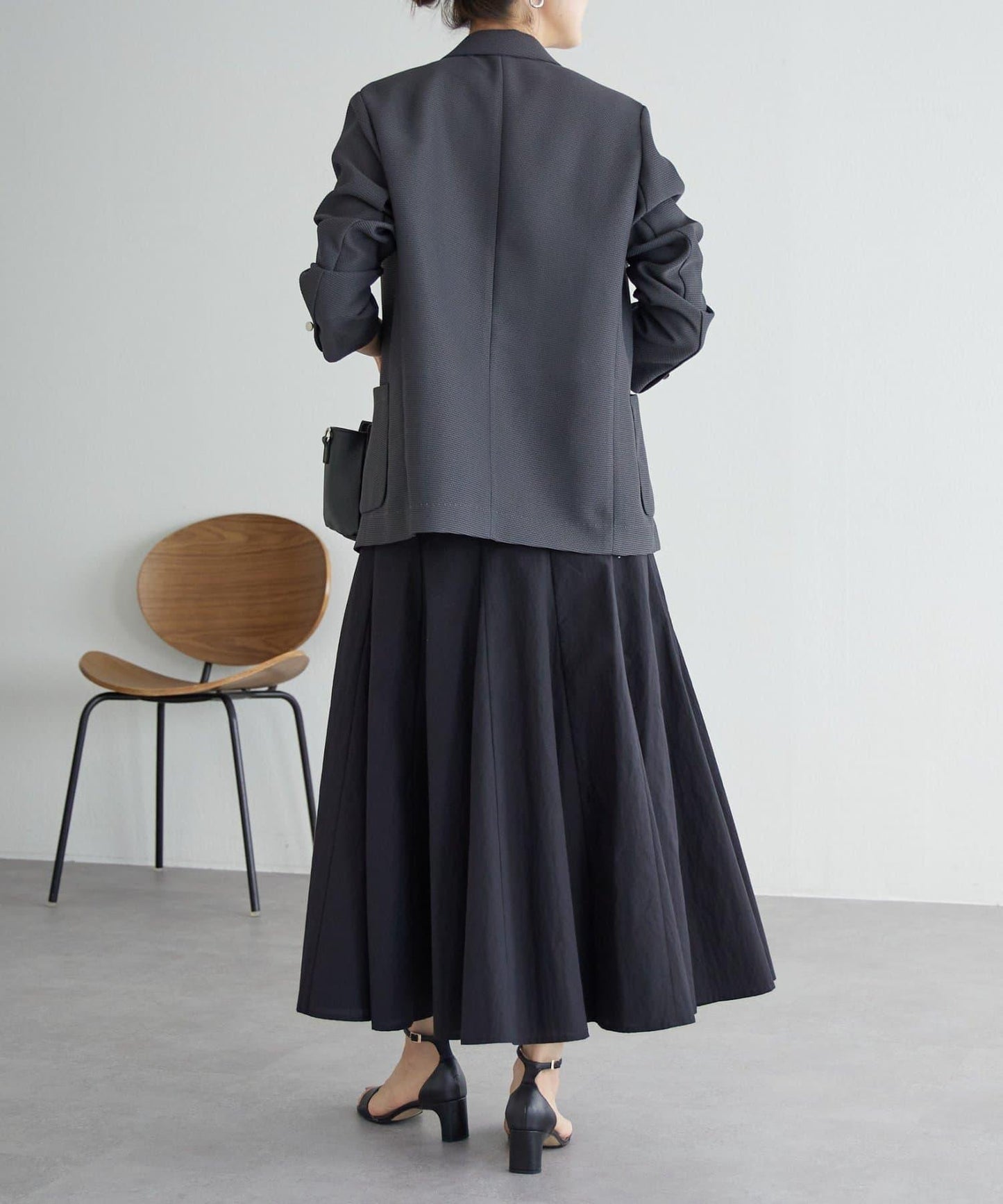 拼接蓬鬆半身裙