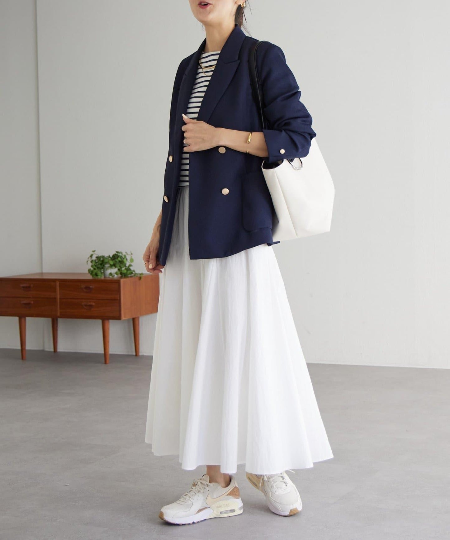 拼接蓬鬆半身裙