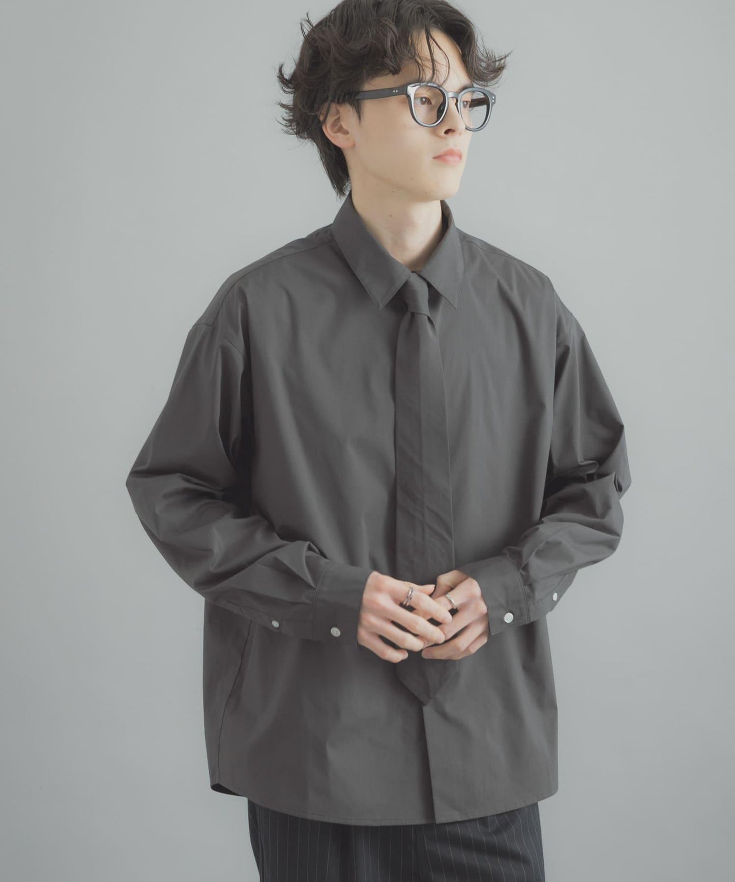標準領口 領帶設計 襯衫