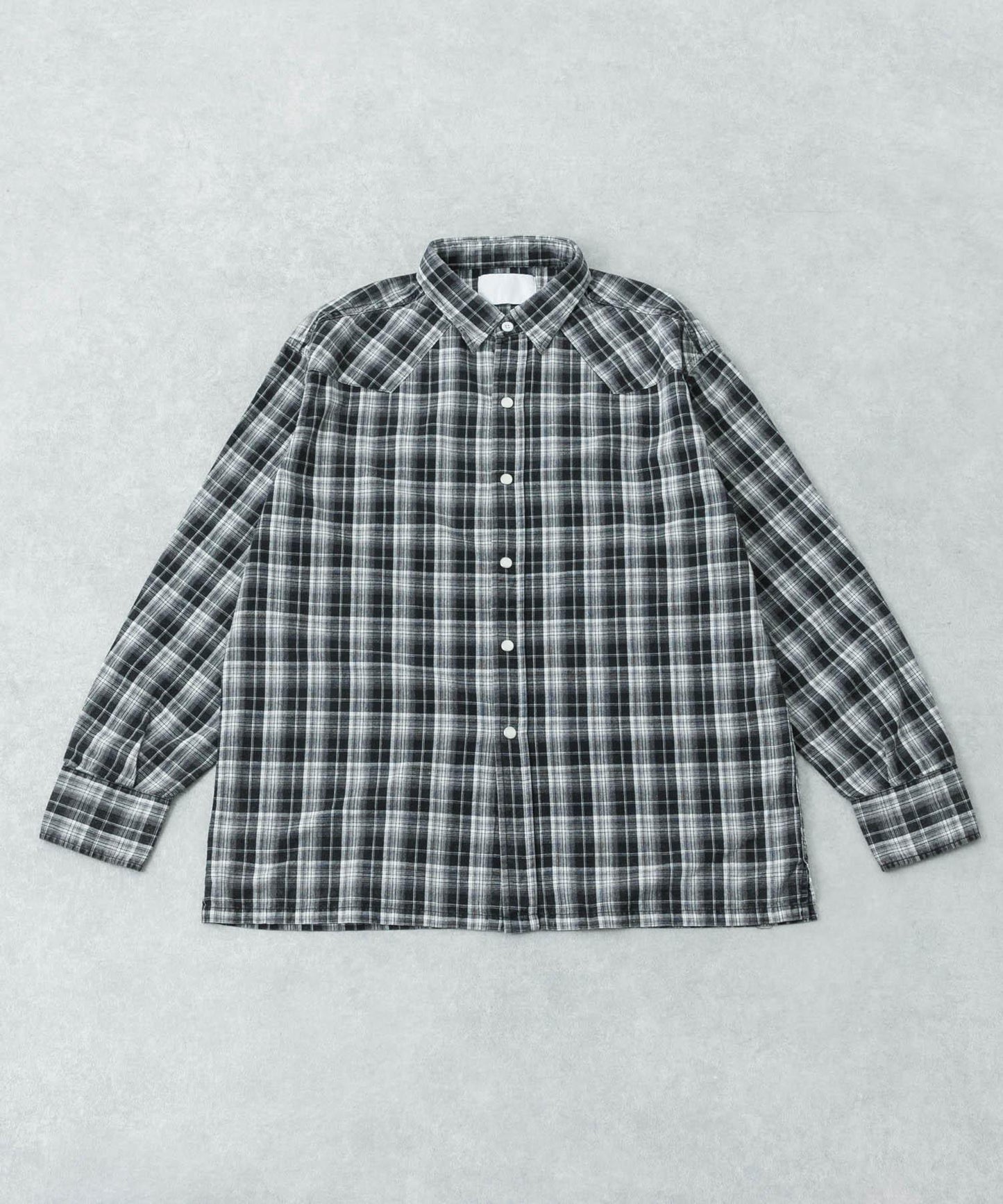 URBAN RESEARCH iD FADE CHECK WESTERN SHIRTS 做舊格紋西部風襯衫