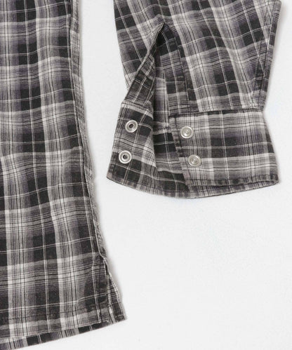 URBAN RESEARCH iD FADE CHECK WESTERN SHIRTS 做舊格紋西部風襯衫