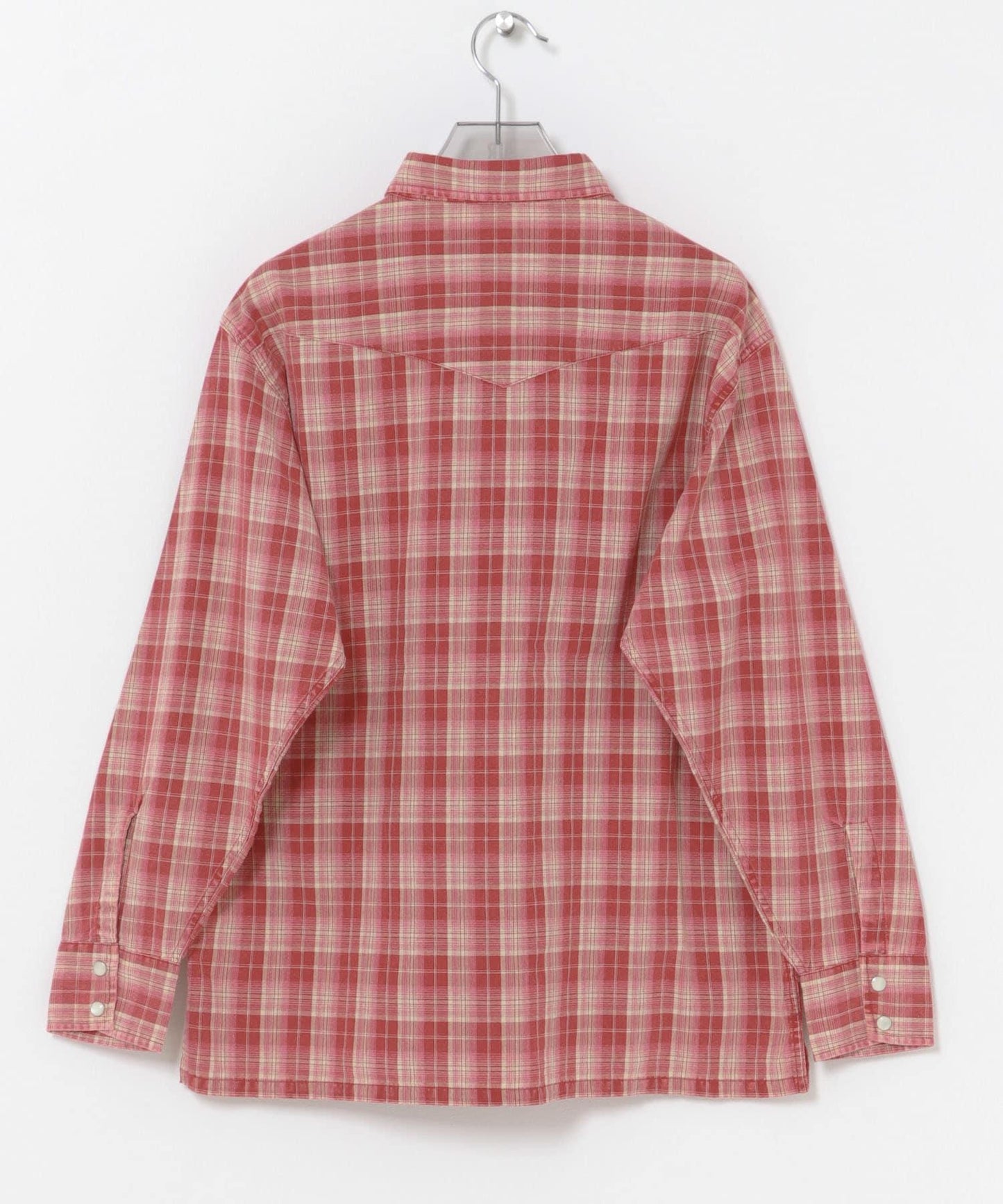 URBAN RESEARCH iD FADE CHECK WESTERN SHIRTS 做舊格紋西部風襯衫