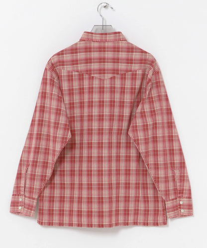 URBAN RESEARCH iD FADE CHECK WESTERN SHIRTS 做舊格紋西部風襯衫
