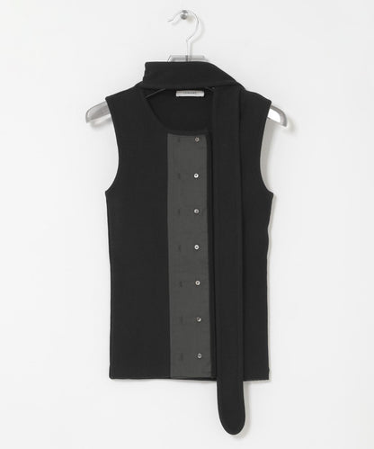 LEM《AIR》E ASYMMETRICAL FITTED TOP 不對稱修身上衣