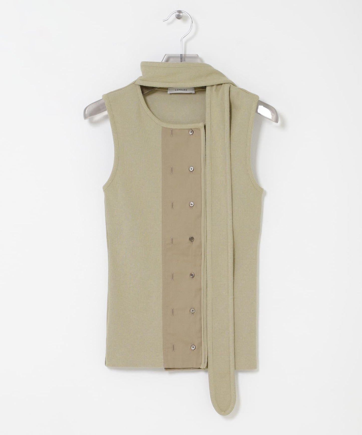 LEM《AIR》E ASYMMETRICAL FITTED TOP 不對稱修身上衣