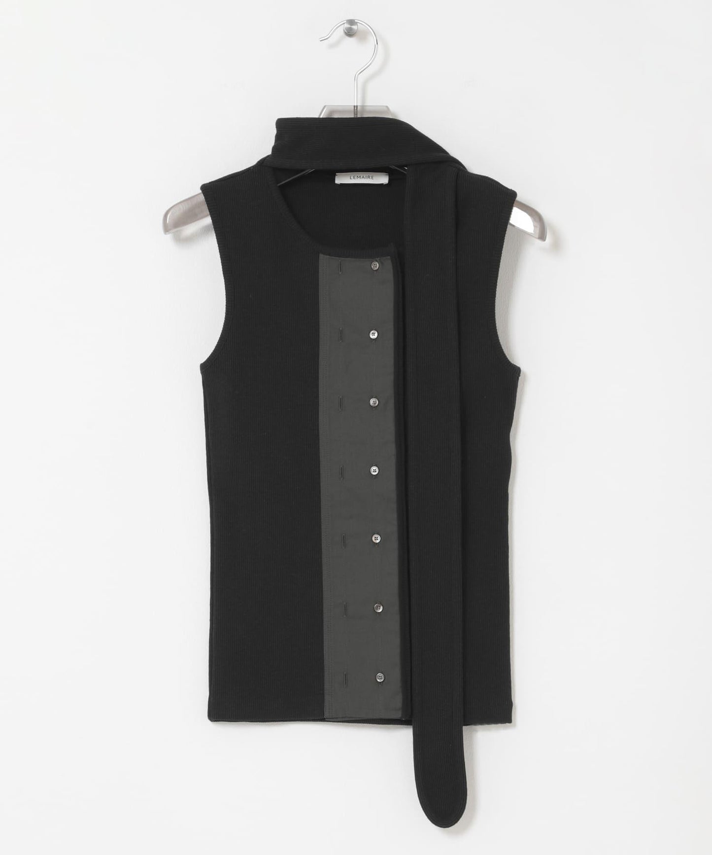 LEM《AIR》E ASYMMETRICAL FITTED TOP 不對稱修身上衣