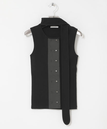 LEM《AIR》E ASYMMETRICAL FITTED TOP 不對稱修身上衣