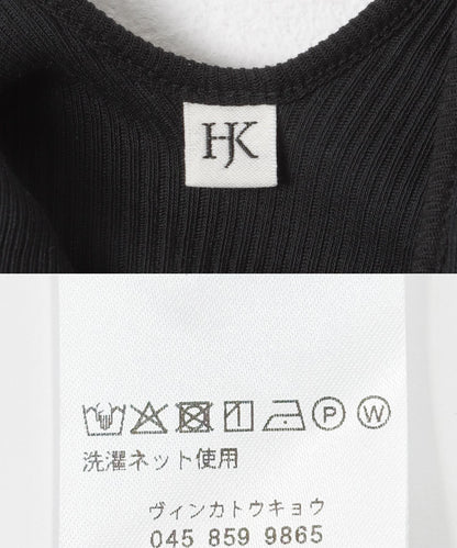 V字領 HAKUJI TWIST COTTON TANK 背心