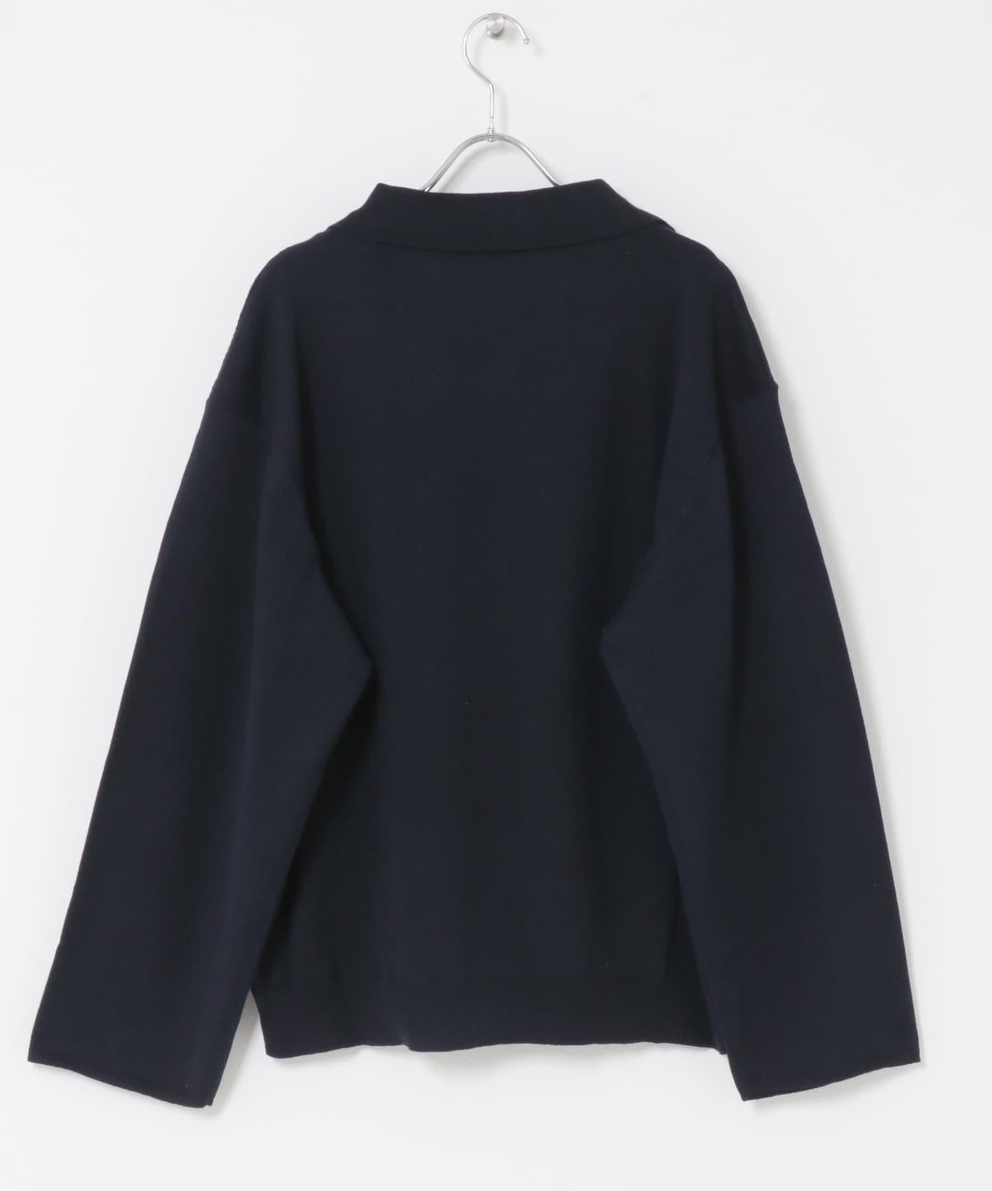 UNDECORATED LINEN/COTTON BIG KNIT TOP