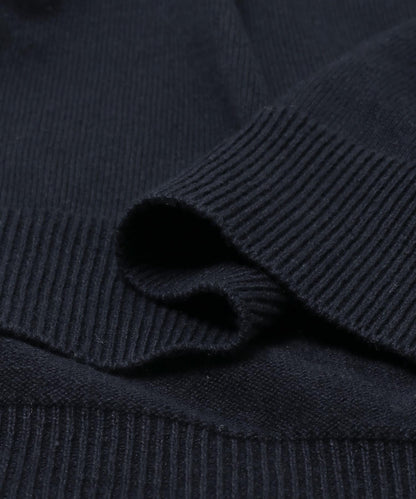 UNDECORATED LINEN/COTTON BIG KNIT TOP