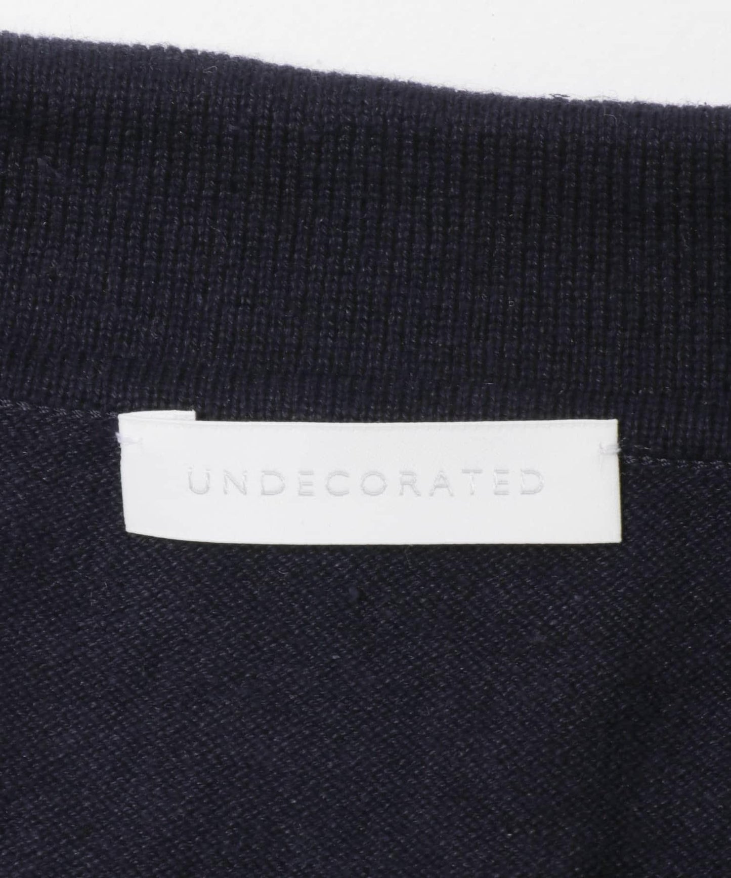 UNDECORATED LINEN/COTTON BIG KNIT TOP